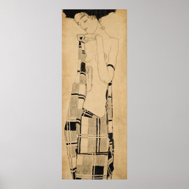 Schiele - Standing Girl Poster (Front)