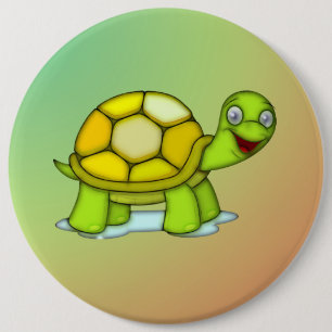 Schildkröte 6 Cm Round Badge