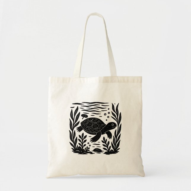 Schildkröte/Turtle Tote Bag (Front)