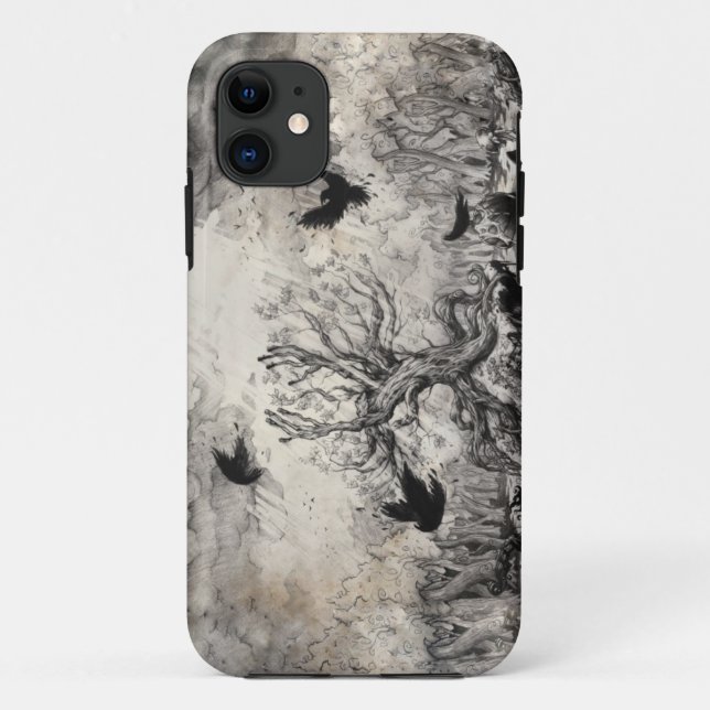 SCHILLEH Dark Tree Case-Mate iPhone Case (Back)