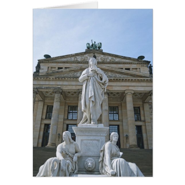 Schiller Statue in Berlin (Front)