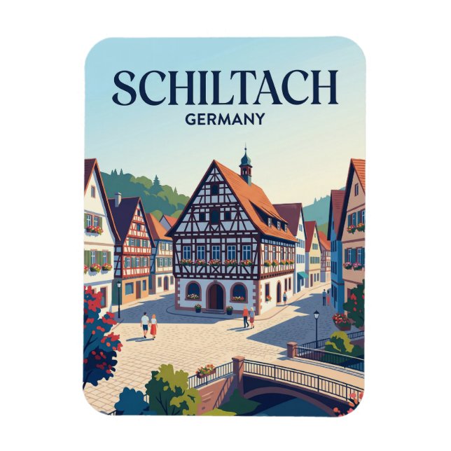 Schiltach Germany Magnet (Vertical)
