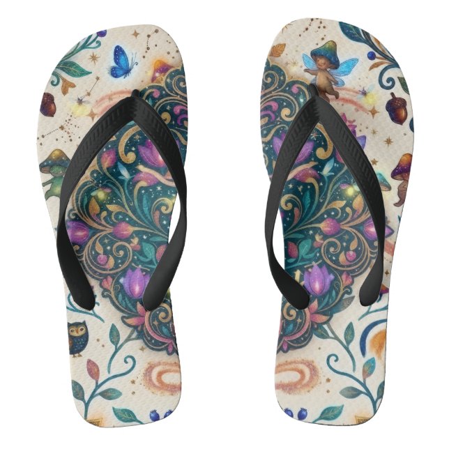 Schimeria decor flip flops (Footbed)