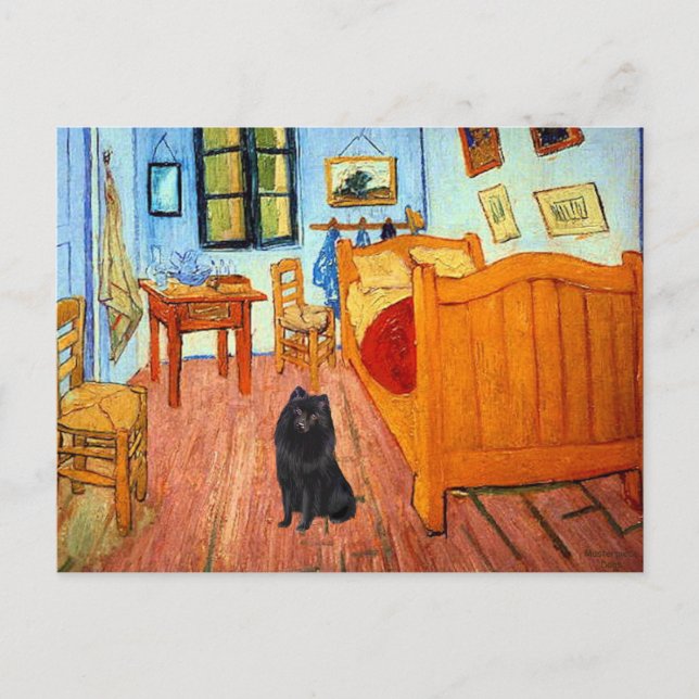 Schipperke 2 - Room at Arles Postcard (Front)