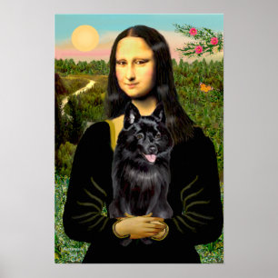 Schipperke 7 - Mona Lisa Poster