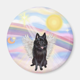 Schipperke Angel Magnet