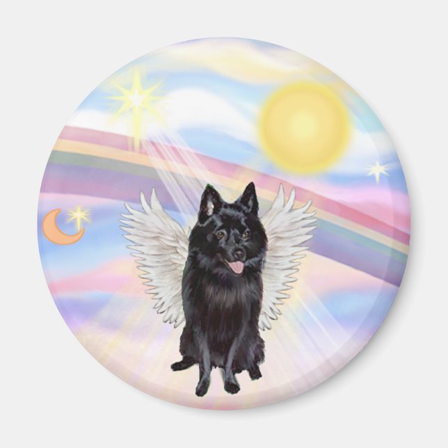 Schipperke Angel Magnet (Front)