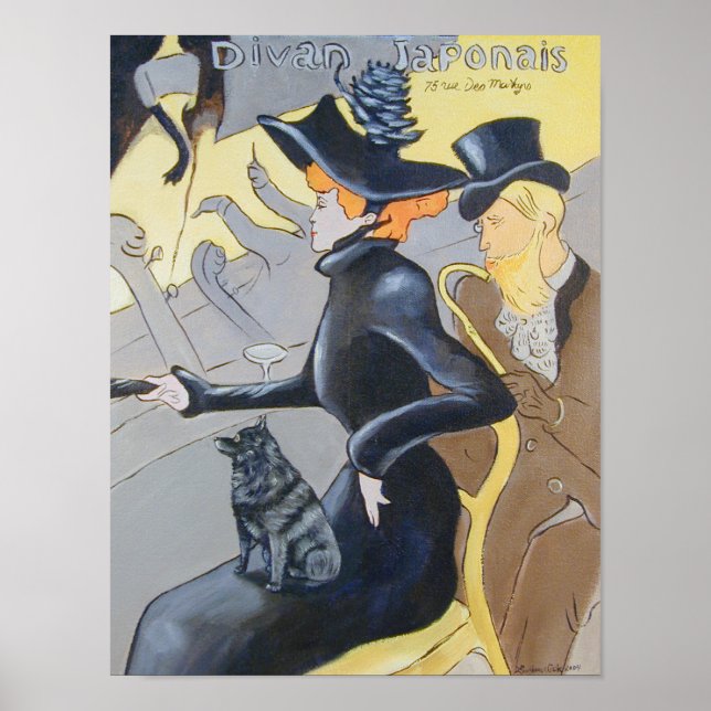 Schipperke Art Wall Print (Front)