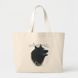 Schipperke Dad 2 Large Tote Bag
