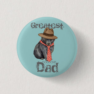 Schipperke Dad 3 Cm Round Badge