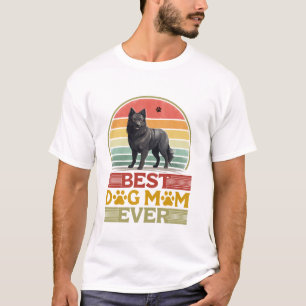 Schipperke Dog Mothers Day T-Shirt