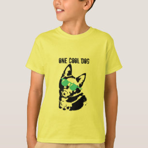 Schipperke Dog with Sunglasses T-Shirt