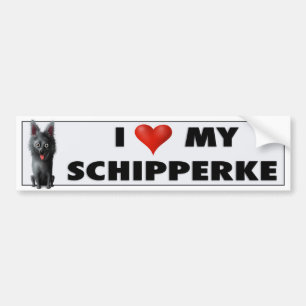 Schipperke Love Sticker
