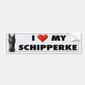 Schipperke Love Sticker