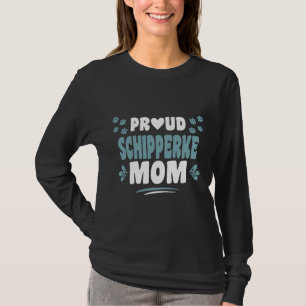 Schipperke Mum Cool Funny Cute Sweet Unique Pomera T-Shirt