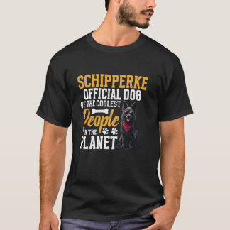 Schipperke Owner Dog Enthusiast Dog Owner Schipper T-Shirt