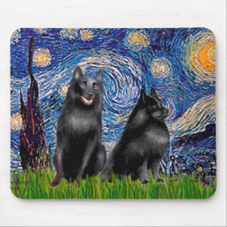 Schipperkees (two,5&6) - Starry Night Mouse Mat