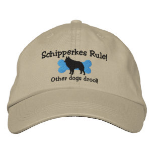 Schipperkes Rule Embroidered Hat