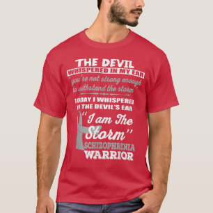 Schizophrenia Warrior Shirt I Am The Storm Ribbon
