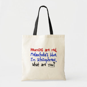Schizophrenic Humour Bags