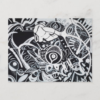 Schizophrenic Recollection II Postcard