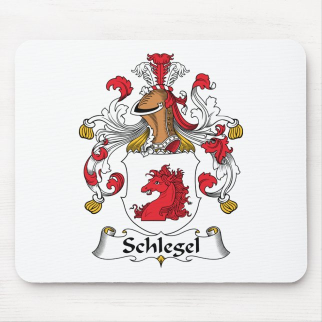 Schlegel Family Crest Mouse Mat (Front)