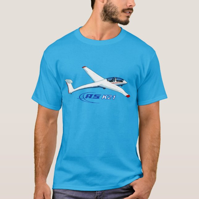 Schleicher ASK 21 Glider Pilot T-Shirt (Front)