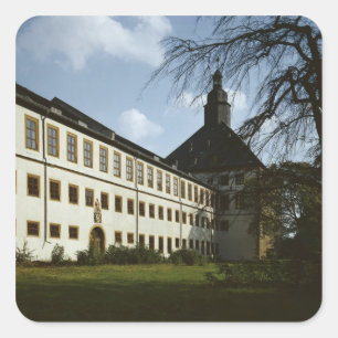 Schloss Friedenstein, Gotha, built in 1643-54 Square Sticker