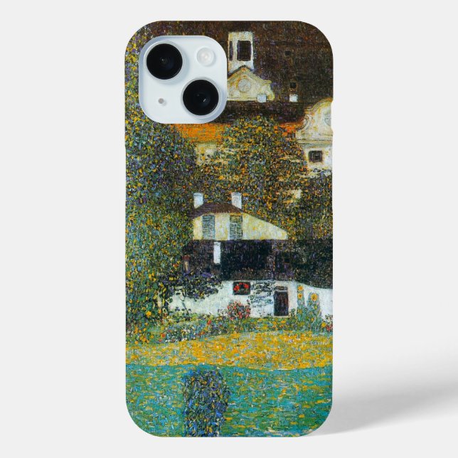 Schloss Kammer on the Attersee II By Gustav Klimt Case-Mate iPhone Case (Back)