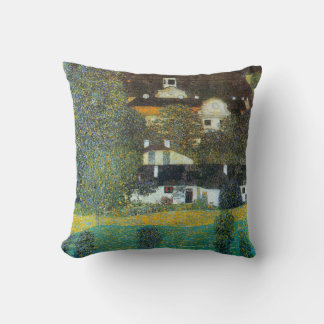 Schloss Kammer on the Attersee II By Gustav Klimt Cushion