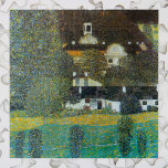 Schloss Kammer on the Attersee II By Gustav Klimt Jigsaw Puzzle<br><div class="desc">Schloss Kammer on the Attersee, II (1909) by Gustav Klimt is a vintage Victorian Era fine art symbolism painting. An exterior view of a castle (a former fortress). There are large trees growing in the gardens surrounding the home. Schloss Kammer is a castle surrounded by the water of Lake Attersee...</div>