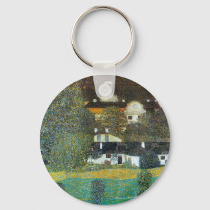 Schloss Kammer on the Attersee II By Gustav Klimt Key Ring
