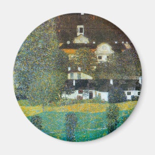 Schloss Kammer on the Attersee II By Gustav Klimt Magnet
