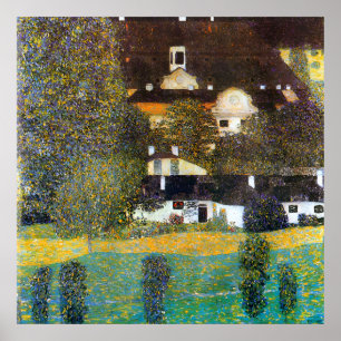 Schloss Kammer on the Attersee II by Gustav Klimt Poster