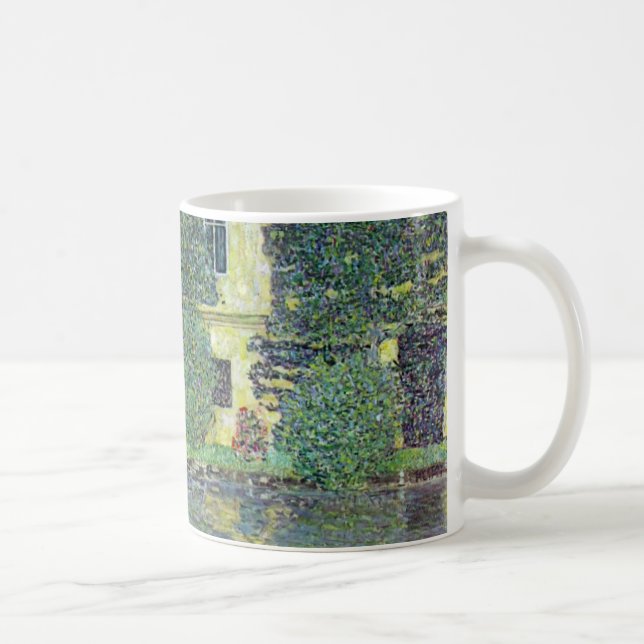 Schloss Kammer on the Attersee III By Gustav Klimt Coffee Mug (Right)