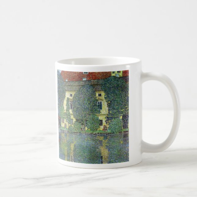 Schloss Kammer on the Attersee III By Gustav Klimt Coffee Mug (Right)