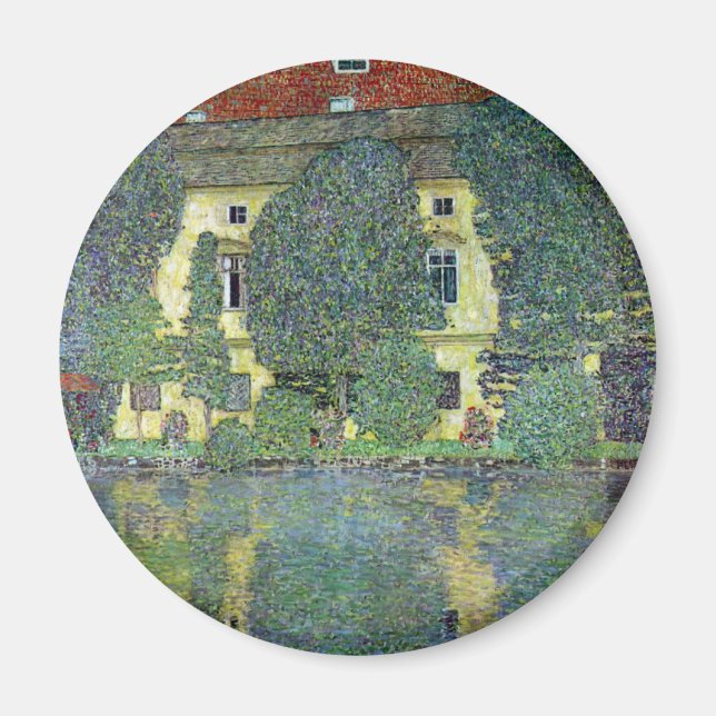 Schloss Kammer on the Attersee III By Gustav Klimt Magnet (Front)