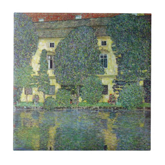 Schloss Kammer on the Attersee III By Gustav Klimt Tile