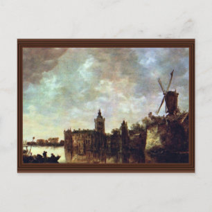 Schloß Montfort By Goyen Jan Van (Best Quality) Postcard