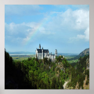 Schloss Neuschwanstein Composite Poster