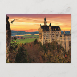 Schloss Neuschwantstein Castle Germany Post Card