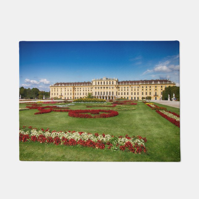 Schloss Schoenbrunn Vienna Austrria Doormat (Front)