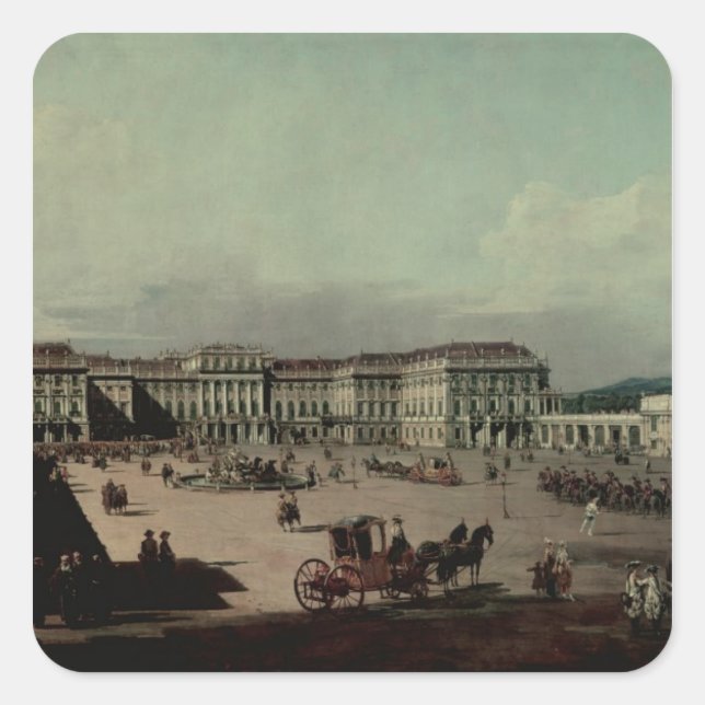 Schloss Schonbrunn, 1759-60 Square Sticker (Front)