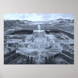 Schloss Versailles – Pierre Patel – 1668 Poster