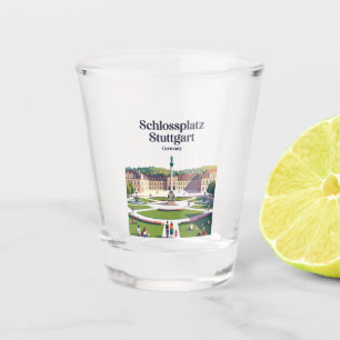 Schlossplatz Stuttgart Germany Shot Glass