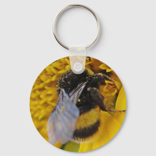 Schlüsselanhänger fleissige hummel key ring