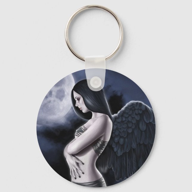 Schlüsselanhänger Gothic Angel Key Ring (Front)