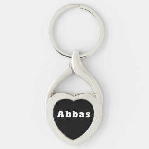 Schlüsselanhänger mit Namen Abbas Key Ring