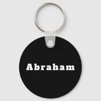 Schlüsselanhänger mit Namen Abraham