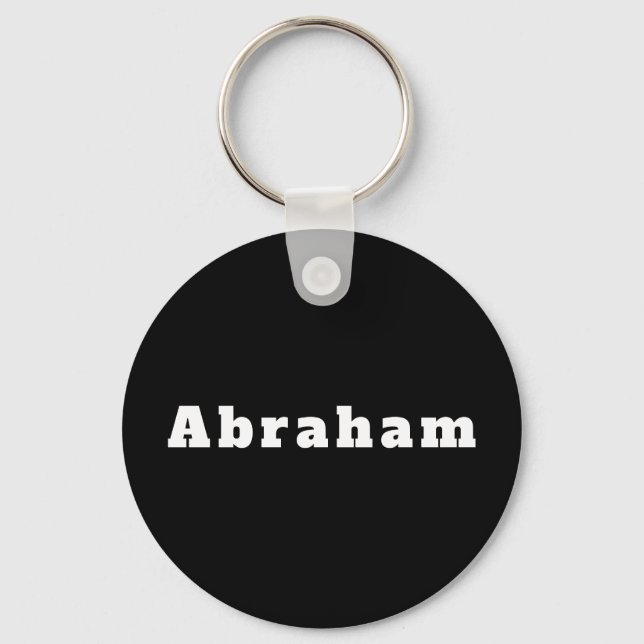 Schlüsselanhänger mit Namen Abraham Key Ring (Front)
